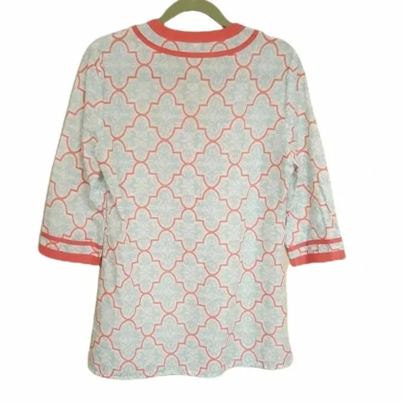 J.Crew Factory printed V-neck tunic Size Medium - Picture 2 of 7